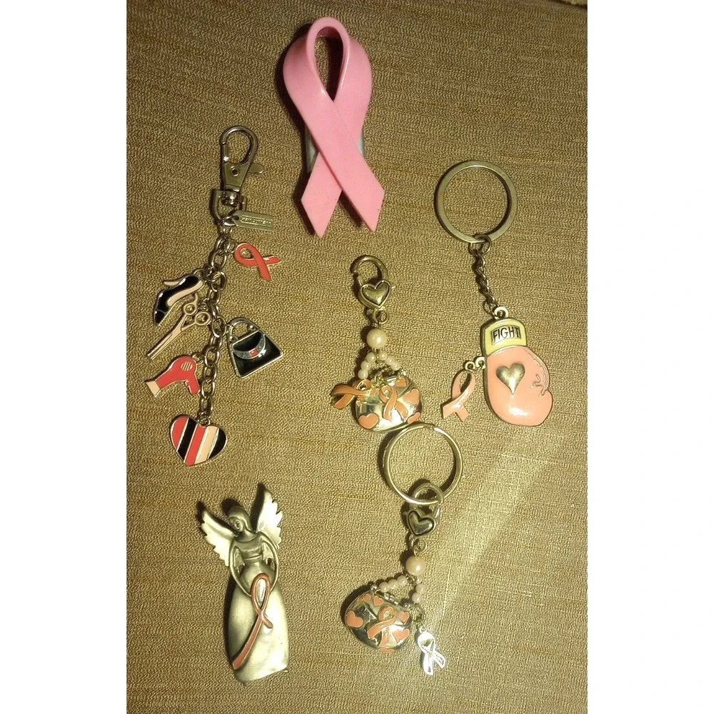 BCA‎ Keychain Pink Ribbon Breast Cancer Awareness Lot 1 Magnet